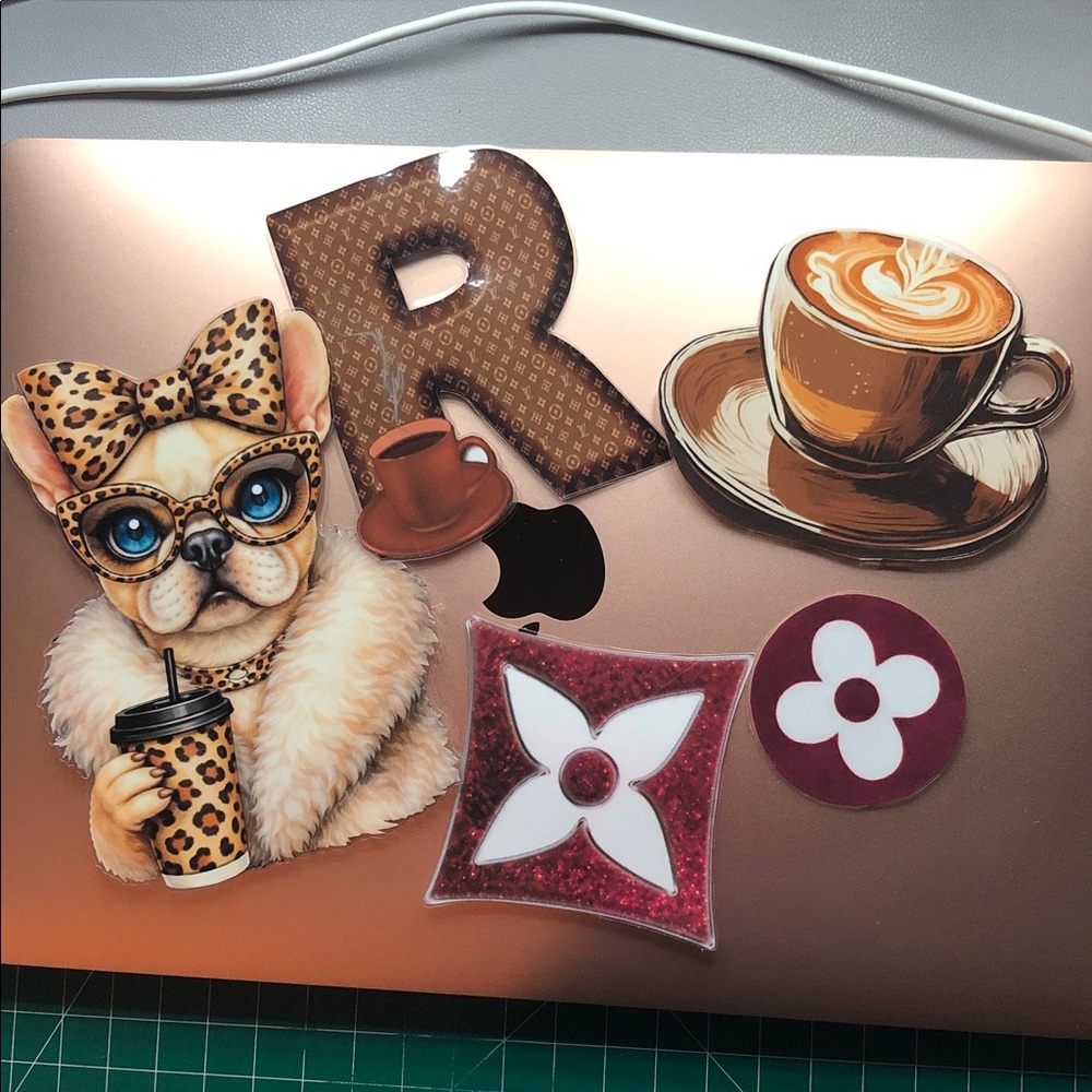 Designer-Inspired Monogram Magnet Set - Picture 2 of 3